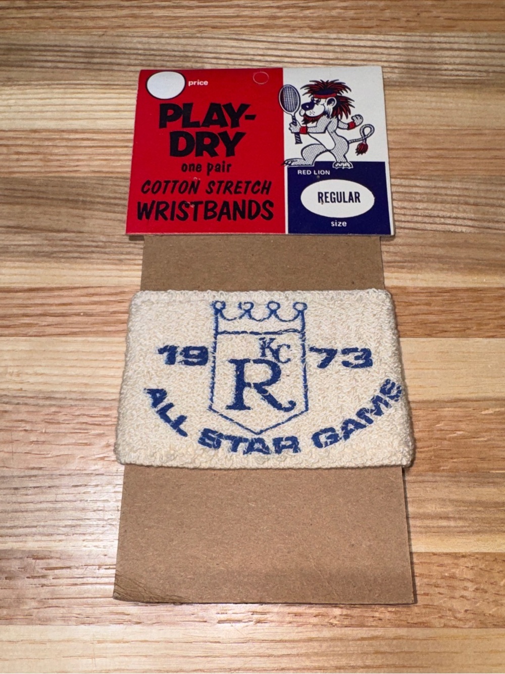 Vintage 1973 70’s KC Kansas City Royals Wristband MLB Baseball All Star Game